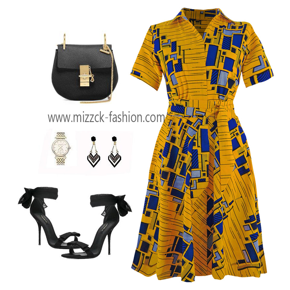Lulu Flare Shirt Dress – Mizzck Fashion